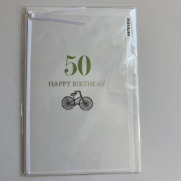 Artebene kort -Happy birthday, 50