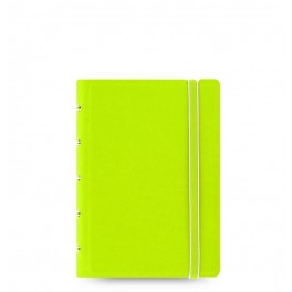 Filofax Notesbog læderlook - A6 - Grøn