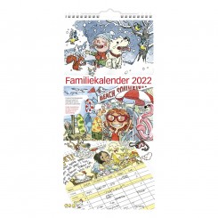 Familiekalender m. illustrationer 6 kolonner, 2022