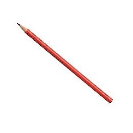 Faber Castell trekantet blyant, rød