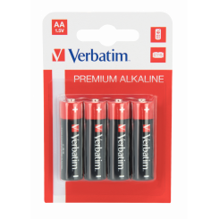 Verbatim, AA batterier, 4 stk. 