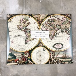 Brevpapir, Four Hemisphere World Map