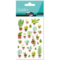 Cooky stickers, planter