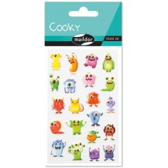 Cooky stickers, monster