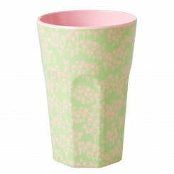 Rice latte kop, Two Tone, Pink Flower Field