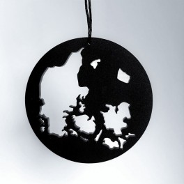 RYBORG Ornament, Danmarkskort
