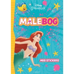Disney prinsesser malebog med stickers
