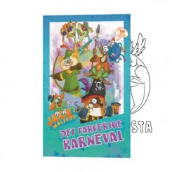 Jack & Venner - malebog, det farverige karneval