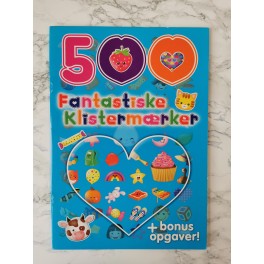 500 Fantastiske Klistermærker - blå