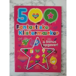 500 Fantastiske Klistermærker - pink