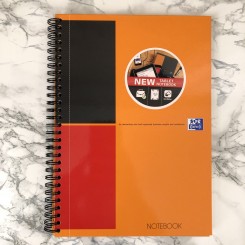 Oxford Notebook, A5, linieret, Orange