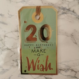 Til & fra mærker - 20 Happy birthday and make a wish