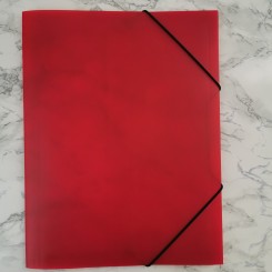 Foldermate - Elastikmappe rød 