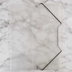 Foldermate - Elastikmappe hvid