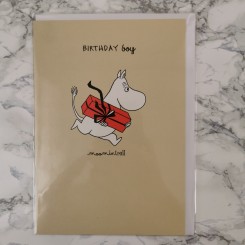 Mumi kort m. kuvert - Mumitrold "Birthday Boy"