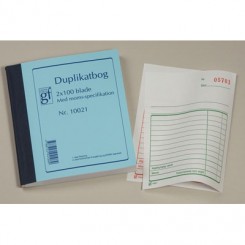 Duplikatbog med talkolonne nr. 10021