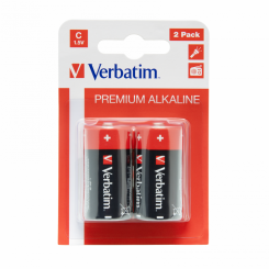 Verbatim, C/LR14 batterier, 2 stk. 