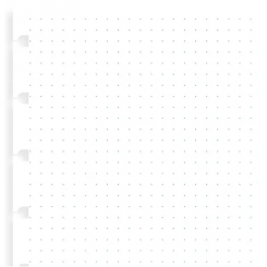 Filofax Refillable Notebook - A6 - Dots