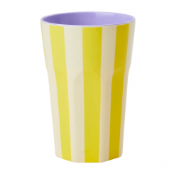 Rice latte kop, Yellow Stripes Print