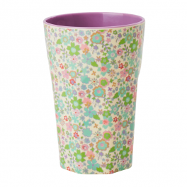 Rice latte kop, Pastel Fall Floral Print