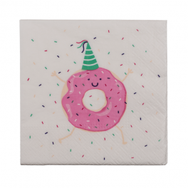 Servietter, 33 x 33 cm, Donut