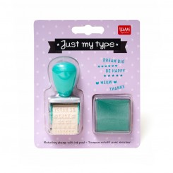 Legami - Just My Type stempel inkl. pude