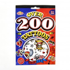 Tattoo sticker album, 200 stk.