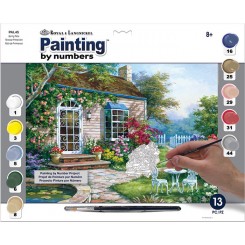 Royal & Langnickel - Paint by numbers, Spring Patio