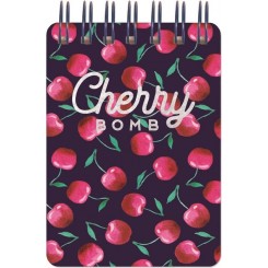 Legami - Notesblok med spiral A6, Cherry Bomb