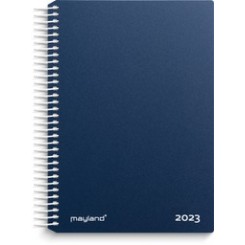 Dagskalender spiralryg blå, 2023