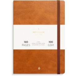 Notebook Deluxe A5, brown