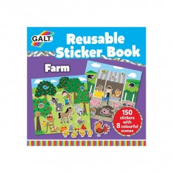 Galt Reusable Sticker Book, Farm