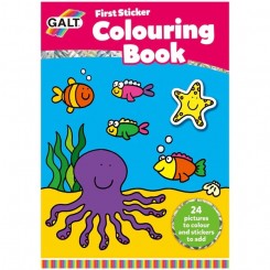 Galt First Sticker Colouring Book, A4