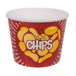 Chips spand med chips dekoration
