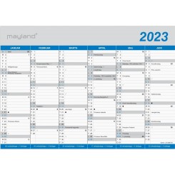 Mayland kontorkalender A4 klassisk, 2023