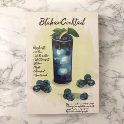 Kunstklods, Blåbær Cocktail