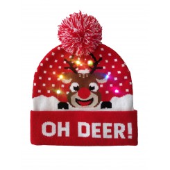 Julehue, Beanie, Oh Deer! med lys