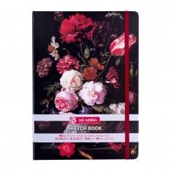 Sketch- og notesbog, 21x29,7cm, Still Life with Flowers in a Glass Vase