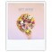Polaroid kort, HAPPY BIRTHDAY, FLOWER PIZZA