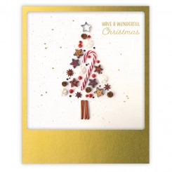 Polaroid kort, HAVE A WONDERFUL CHRISTMAS