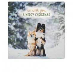 Polaroid kort, WE WISH YOU A MERRY CHRISTMAS