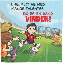 Kort med musik, Ung, flot og med mange talenter. Du er en sand vinder!