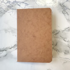 Clairefontaine Life Unplugged notesbog, 9x14 cm, linieret, 1 stk., brun