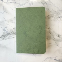 Clairefontaine Life Unplugged notesbog, 9x14 cm, linieret, 1 stk., grøn