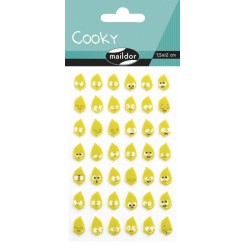 Cooky stickers, citroner