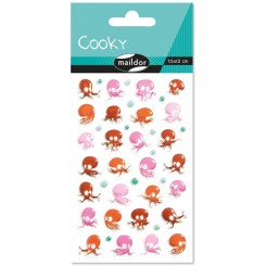 Cooky stickers, blæksprutte