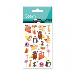 Cooky stickers, superhelte dyr