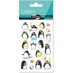 Cooky stickers, pingviner