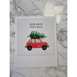 Polaroid kort, DRIVING HOME FOR CHRISTMAS, car