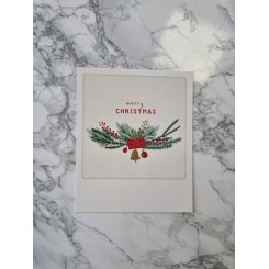 Polaroid kort, MERRY CHRISTMAS, decoration